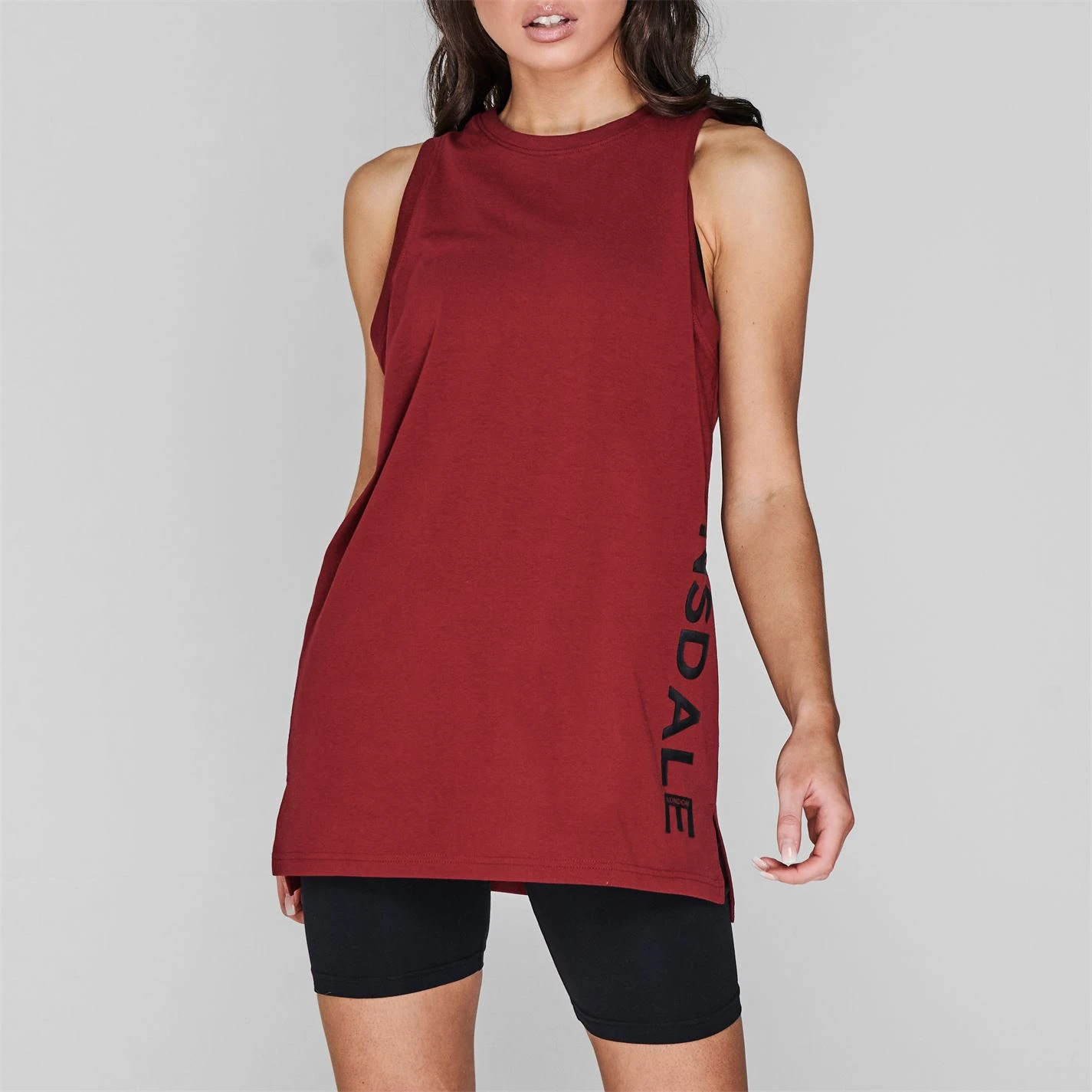 Lonsdale Long Line Vest Ladies 4 Lonsdale Long Line Vest Ladies - Image 2